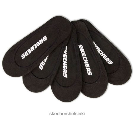 Skechers Helsinki Outlet - Skechers 5 pakkaus ei -forry -kiinteä vuoraussukat musta 8XTT801918