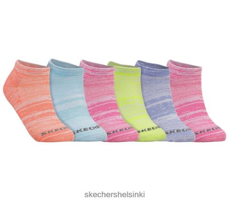 Skechers Helsinki Outlet - Skechers 6 Pakkaus matala -levyisiä raidallisia sukkia moni- 8XTT803482