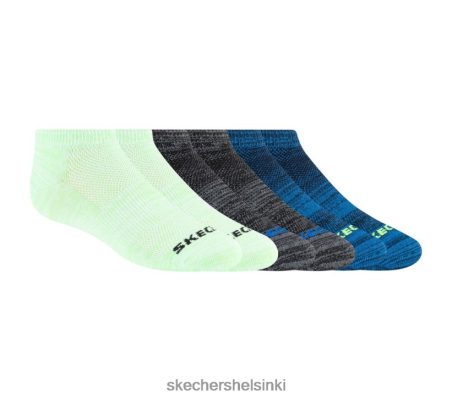 Skechers Helsinki Outlet - Skechers 6 pakkaus matalalla leikatulla ei -sukalla vihreä 8XTT803506