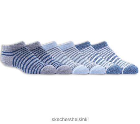 Skechers Helsinki Outlet - Skechers 6 pakkaus raidallinen ei show -sukkia valikoima 8XTT803510