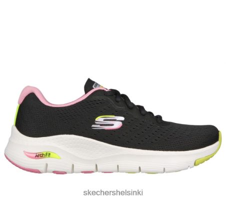 Skechers Helsinki Outlet - Skechers Arch Fit - Ääretön viileä musta/multi 8XTT8066 naiset