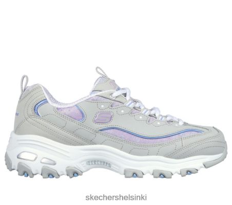 Skechers Helsinki Outlet - Skechers D'Lites - loistava matka vaaleanharmaa/moni 8XTT80342 naiset