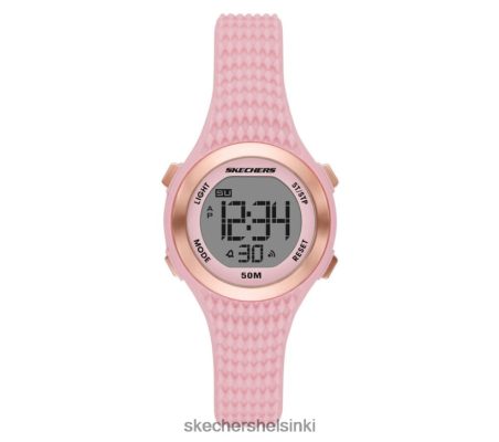 Skechers Helsinki Outlet - Skechers Elkwood Gold Bezel Pink Watch vaaleanpunainen 8XTT801998