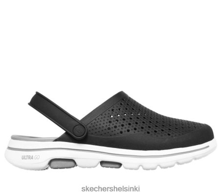 Skechers Helsinki Outlet - Skechers Foamies Gowalk 5 - hämmästynyt musta/harmaa 8XTT802666 miehet