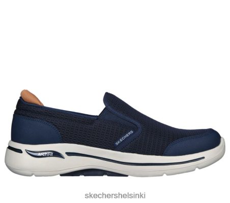 Skechers Helsinki Outlet - Skechers Go Walk Arch Fit - Vahva mukavuus laivasto 8XTT802366 miehet