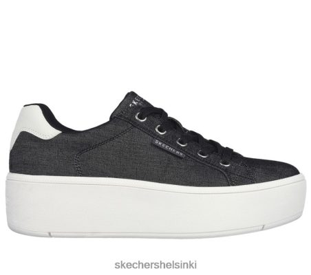Skechers Helsinki Outlet - Skechers Plateaun - näkymät musta 8XTT80486 naiset
