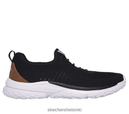Skechers Helsinki Outlet - Skechers Rento sopiva Solvano - Gaten musta 8XTT802402 miehet