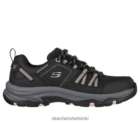 Skechers Helsinki Outlet - Skechers Rento sopiva Trego - Drift -in musta/vaaleanpunainen 8XTT801350 naiset