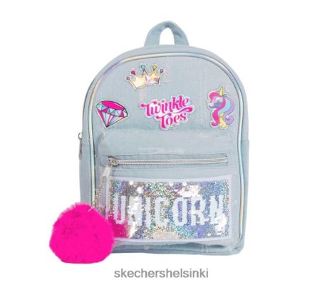 Skechers Helsinki Outlet - Skechers Twinkle varpaat Flip Sequins Mini -reppu sininen/moni 8XTT803462