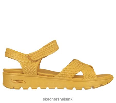 Skechers Helsinki Outlet - Skechers Vaahtokaarit sopivat jalanjäljet ​​- elämän askeleet keltainen 8XTT801194 naiset