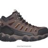 Skechers Helsinki Outlet - Skechers Work Blais - Bixford St tummanruskea 8XTT802582 miehet