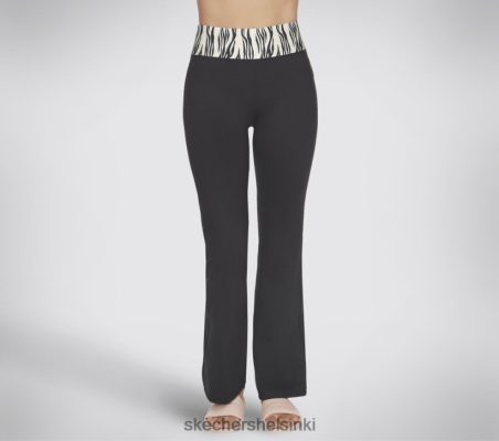 Skechers Helsinki Outlet - Skechers dvf go veistoksen leimahdus housu luonnollinen/musta 8XTT801642 naiset