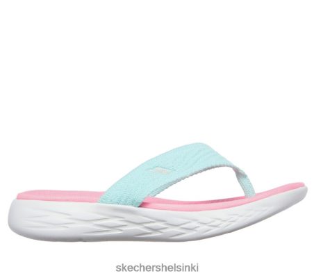Skechers Helsinki Outlet - Skechers matkalla 600 - aurinkoinen horisontti turkoosi/vaaleanpunainen 8XTT803266 lapset