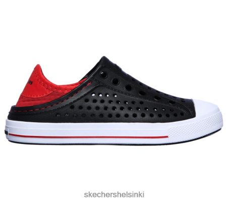 Skechers Helsinki Outlet - Skechers vaahtoani Guzman Steps - Aqua Surge musta/punainen 8XTT803414 lapset