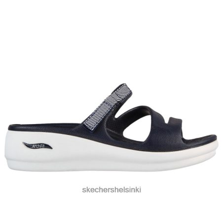 Skechers Helsinki Outlet - Skechers vaahtokaarit Fit Ascend - ihailtu laivasto 8XTT801198 naiset
