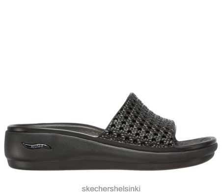 Skechers Helsinki Outlet - Skechers vaahtokaarit sopivat nousevat - kultaseni musta 8XTT801166 naiset