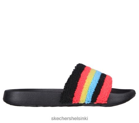 Skechers Helsinki Shoes - Skechers Aurinkoiset liukumäet - raidat kirkkaat musta/multi 8XTT803263 lapset