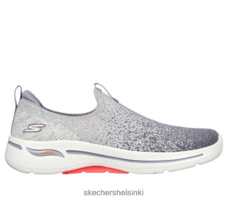 Skechers Helsinki Shoes - Skechers Go Walk Arch Fit - kuun näkymät harmaa/koralli 8XTT80531 naiset