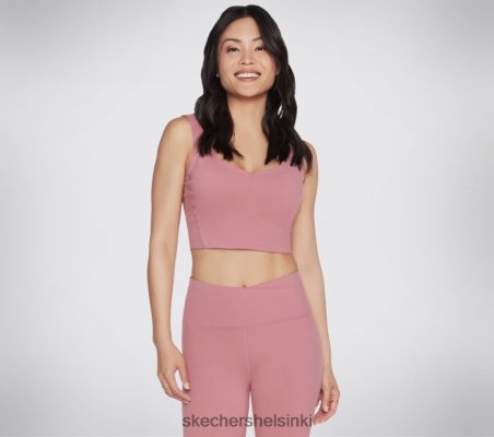 Skechers Helsinki Shoes - Skechers Gosculpt Scalloped Longline -rintaliivit mauve 8XTT801507 naiset