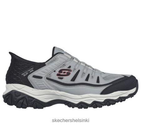 Skechers Helsinki Shoes - Skechers Liukuvat palamisen jälkeen m. Fit - Ridgeburn harmaa/musta 8XTT802075 miehet