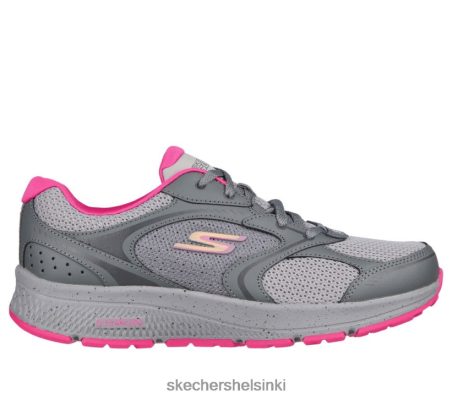 Skechers Helsinki Shoes - Skechers Mene juoksemaan johdonmukaisesti - elävä horisontti harmaa/vaaleanpunainen 8XTT80271 naiset