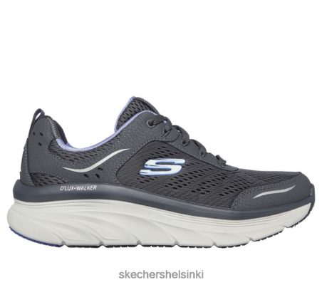 Skechers Helsinki Shoes - Skechers Rento fit d'Ux Walker - ääretön liike puuhiili/laventeli 8XTT80227 naiset