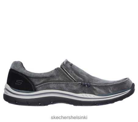 Skechers Helsinki Shoes - Skechers Rento istuvuus odotettavissa - Avillo musta 8XTT802379 miehet