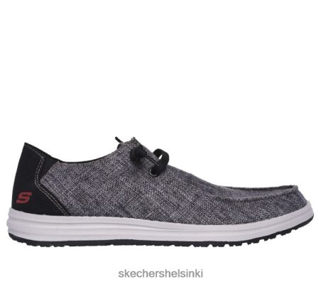 Skechers Helsinki Shoes - Skechers Rento sopiva Melson - Nela musta 8XTT802487 miehet