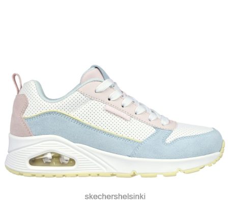 Skechers Helsinki Shoes - Skechers UNO - 2 hauskaa vaaleansininen/vaaleanpunainen 8XTT80323 naiset