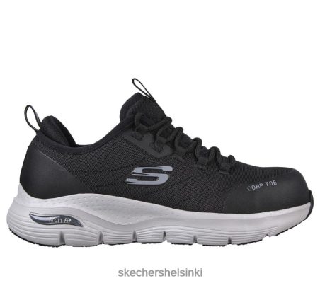 Skechers Helsinki Shoes - Skechers työkaari sopii sr - ebinal musta/harmaa 8XTT801387 naiset