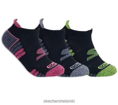 Skechers Helsinki - Skechers 3 Pack Godri Heathered Performance Sukat musta 8XTT801941