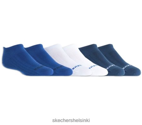 Skechers Helsinki - Skechers 6 PACK NON TERRY EI SHOW -sukkia sininen 8XTT803513