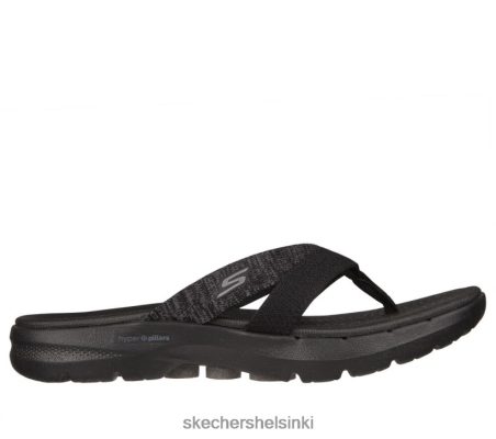 Skechers Helsinki - Skechers Go Walk 6 sandaali - kohteliaisuus musta/harmaa 8XTT801089 naiset