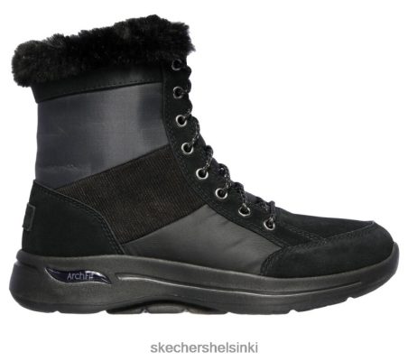 Skechers Helsinki - Skechers Gowalk Arch Fit - Conquer musta/harmaa 8XTT80861 naiset