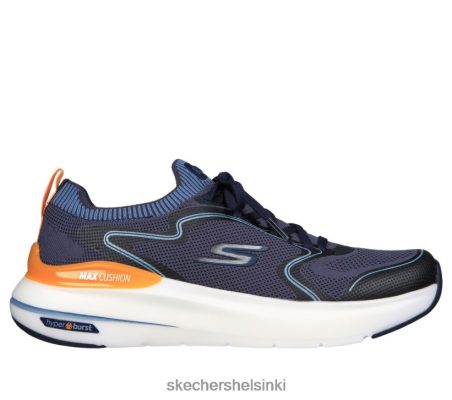 Skechers Helsinki - Skechers Max -tyyny hyperpurske - sileä lakko merivoimat/oranssi 8XTT802061 miehet