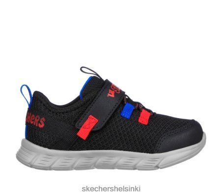 Skechers Helsinki - Skechers Mukava flex - Ruzo musta/punainen/sininen 8XTT803405 lapset
