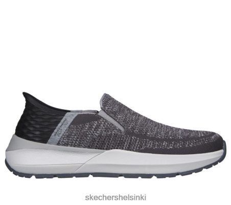 Skechers Helsinki - Skechers Slip -Ins Neville - Rovelo hiili/vaaleanharmaa 8XTT802353 miehet