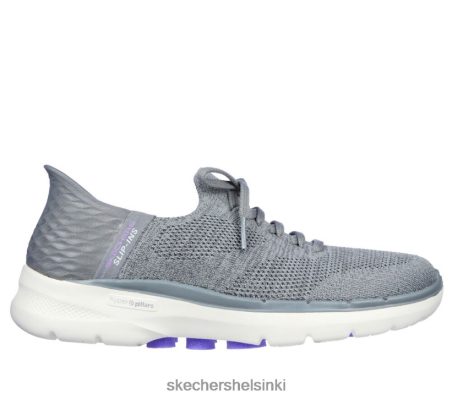 Skechers Helsinki - Skechers Slip -ins Go Walk 6 - ihana päivä harmaa/laventeli 8XTT8017 naiset