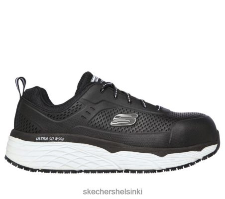 Skechers Helsinki - Skechers Työskentele Max Cushioning SR - Induriitti -seos musta/valkoinen 8XTT802713 miehet