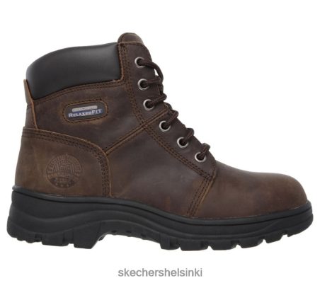 Skechers Helsinki - Skechers Työskentele rento fit Worksire - Peril st ruskea 8XTT801473 naiset