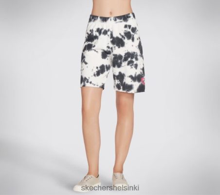 Skechers Helsinki - Skechers bobs Tie -väri Furmuda lyhyt musta/valkoinen 8XTT801781 naiset