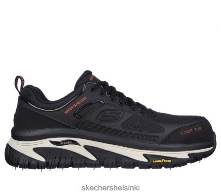 Skechers Helsinki - Skechers työkaari sopii Road Walker - Raylan musta 8XTT802805 miehet