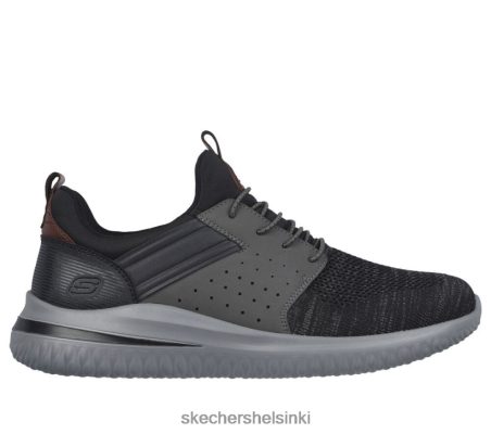 Skechers Helsinki Store - Skechers Delson 3.0 - Cicada musta/harmaa 8XTT802396 miehet