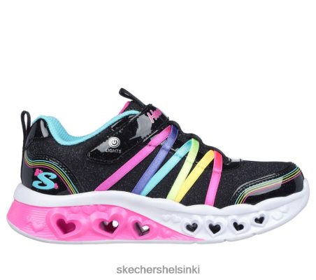 Skechers Helsinki Store - Skechers Flutter Heart Lights - Rainbow Bestie musta/multi 8XTT803080 lapset