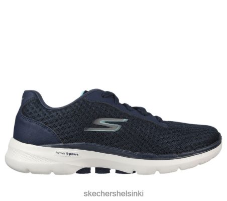 Skechers Helsinki Store - Skechers Go Walk 6 - ikoninen visio laivaston/turkoosi 8XTT80160 naiset