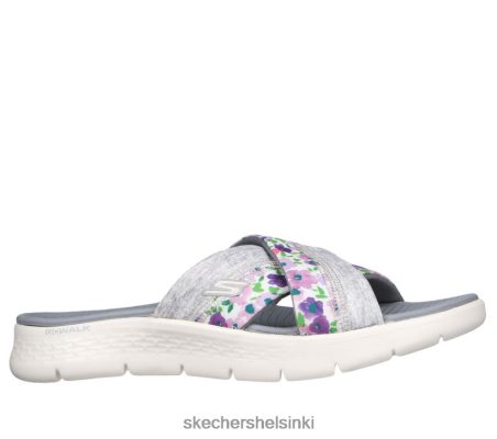 Skechers Helsinki Store - Skechers Go Walk Flex -sandaali - Blossoms harmaa/moni 8XTT801096 naiset