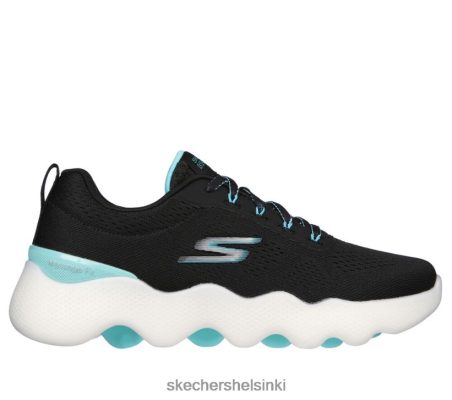 Skechers Helsinki Store - Skechers Go Walk -hieronta sopii musta/turkoosi 8XTT80448 naiset