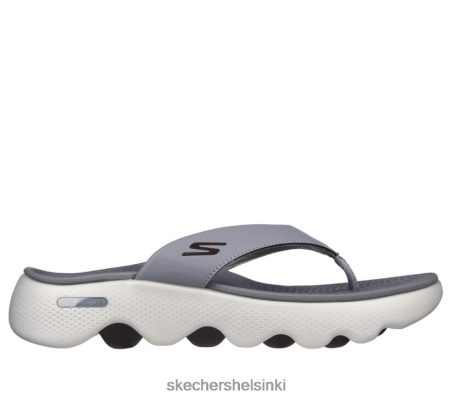 Skechers Helsinki Store - Skechers Go Walk -hieronta sopii sandaali vaaleanharmaa 8XTT802752 miehet