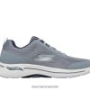 Skechers Helsinki Store - Skechers Gowalk Arch Fit - idyllinen harmaa/laivasto 8XTT802100 miehet