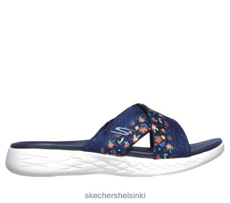 Skechers Helsinki Store - Skechers On-the-go 600-kukkivat laivasto 8XTT801140 naiset
